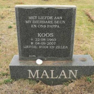 MALAN Koos 1960-2007