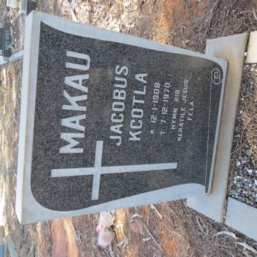 MAKAU Jacobus Kgotla 1908-1970