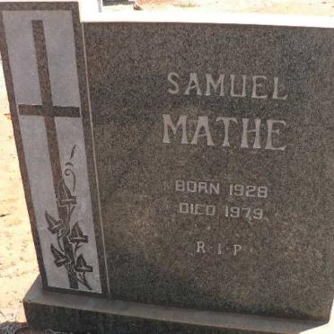 MATHE Samuel 1928-1979