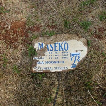MASEKO ? 1948-2007