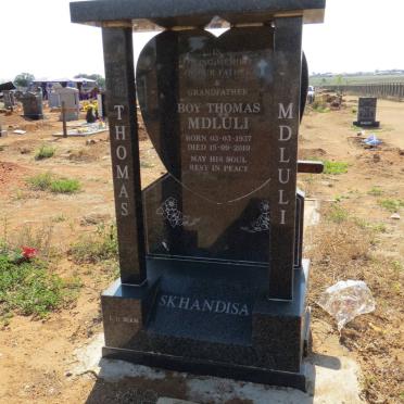 MDLULI Boy Thomas 1937-2010