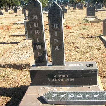 MABENA Mukiwe Rina 1938-1964