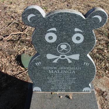 MALINGA Sizwe Jeremiah 1971-1972