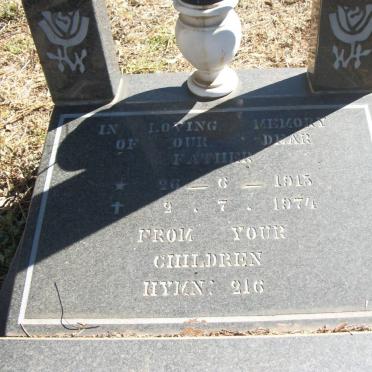 MADUMO Freddy Makgolane 1913-1974