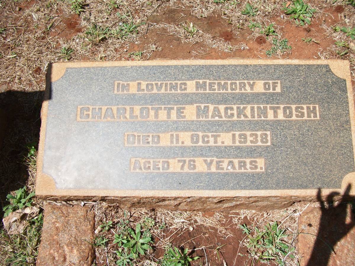 MACKINTOSH Charlotte -1938