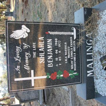 MALINGA Sihlahla Benjamin 1908-1977