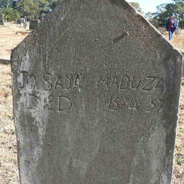 MABUZA Josaya -1957