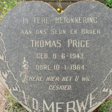 MERWE Thomas Price, v.d. 1943-1964