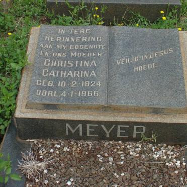 MEYER Christina Catharina 1924-1966