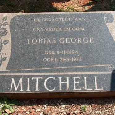 MITCHELL Tobias George 1894-1977