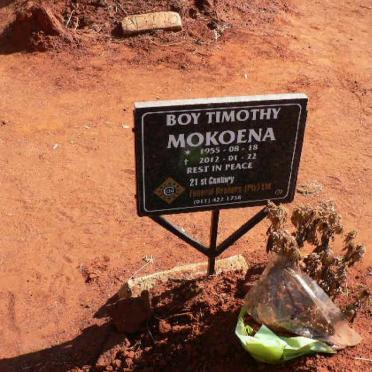 MOKOENA Boy Timothy 1955-2012
