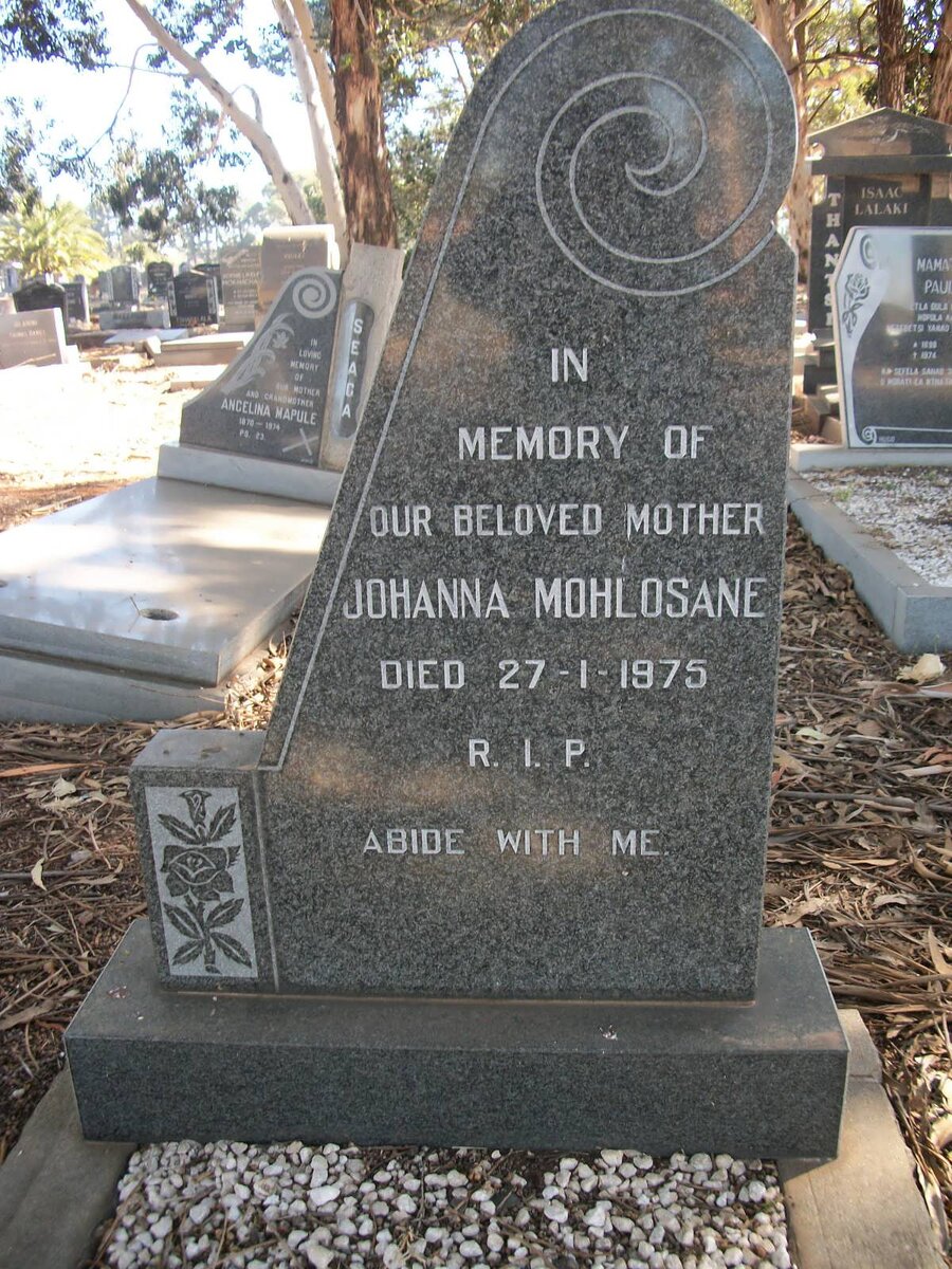 MOHLOSANE Johanna -1975
