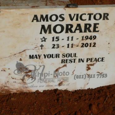 MORARE Amos Victor 1949-2012