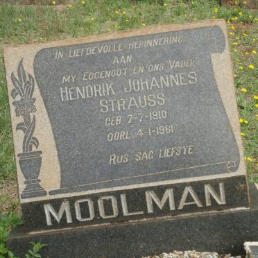 MOOLMAN Hendrik Johannes Strauss 1910-1964