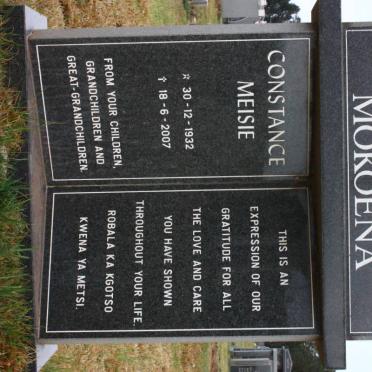 MOKOENA Constance Meisie 1932-2007