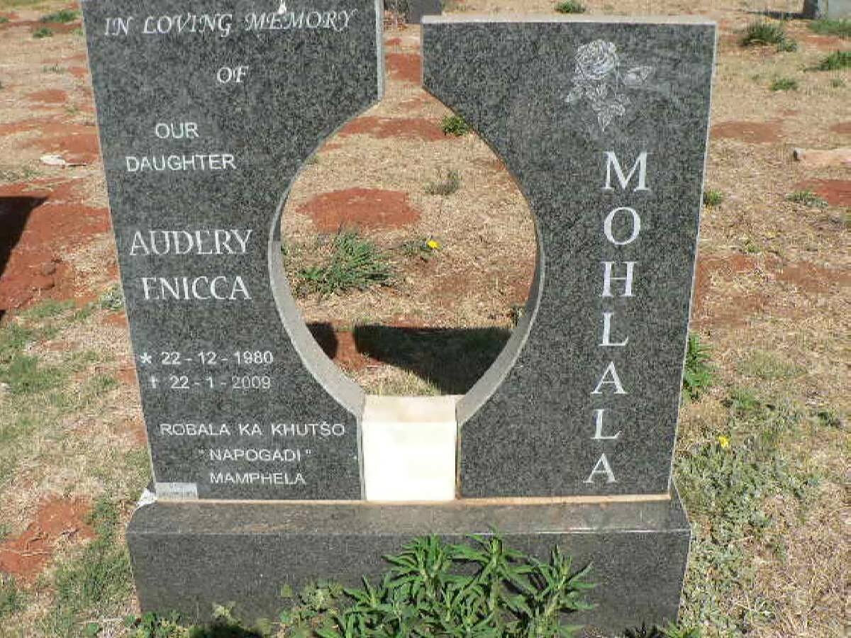 MOHLALA Audrey Enicca 1980-2009