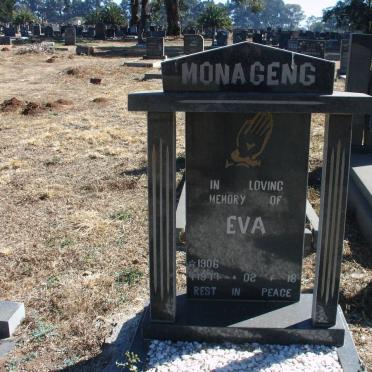 MONAGENG Eva 1906-1977