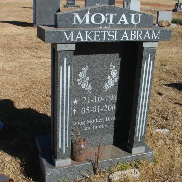 MOTAU Maketsi Abram 1982-2005