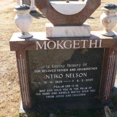 MOKGETHI Ntiko Nelson 1929-2005