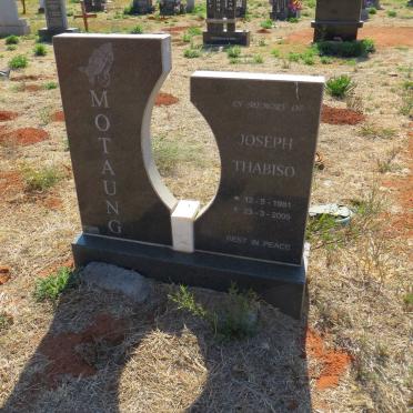 MOTAUNG Joseph Thabiso 1981-2009
