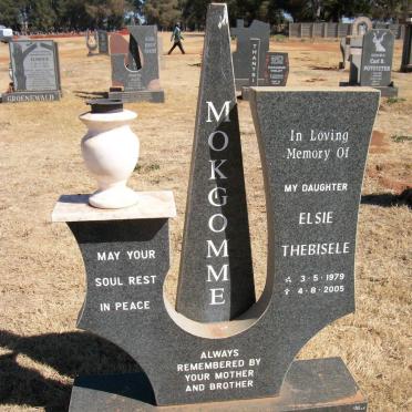 MOKGOMME Elsie Thebisele 1979-2005