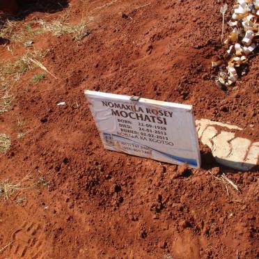 MOCHATSI Nomaxila Rosey 1938-2012