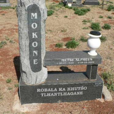 MOKONE Metse Alpheus 1939-2009