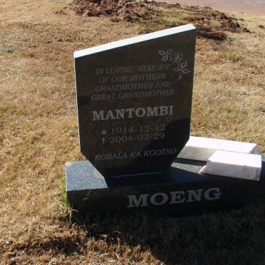 MOENG Mantombi 1914-2004
