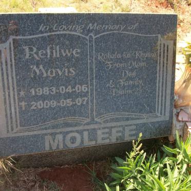 MOLOFE Refilwe Mavis 1983-2009