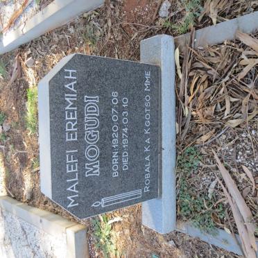 MOGUDI Malefi Eremiah 1920-1974