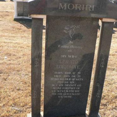MORIRI Lerato Lorraine 1969-2005