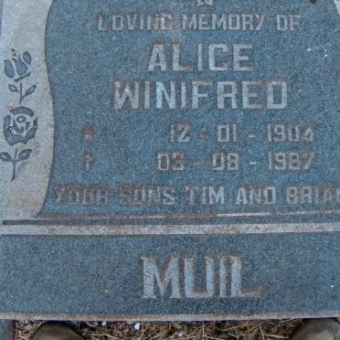 MUIL Alice Winifred 1904-1987