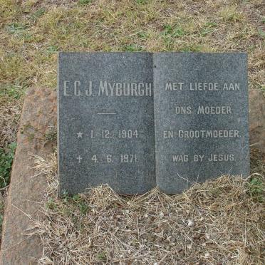 MYBURGH E.C.J. 1904-1971