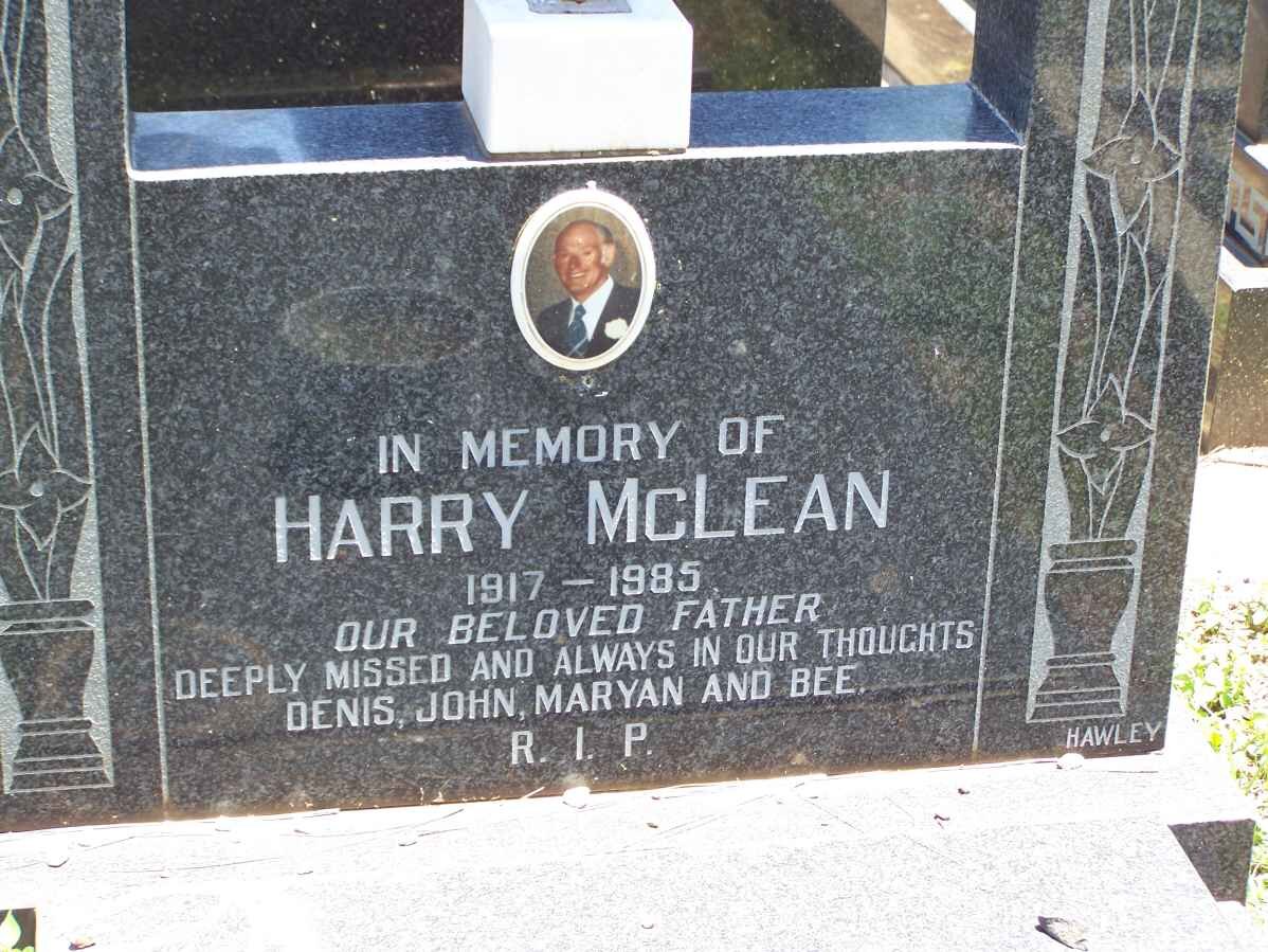 McLEAN Harry 1917-1985