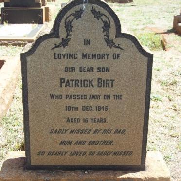 McBRIDE Patrick Birt -1945