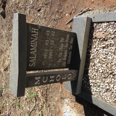 McHOLO Salaminah 1915-1967