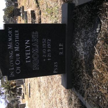 NGOMANE Evelyn 1932-1972