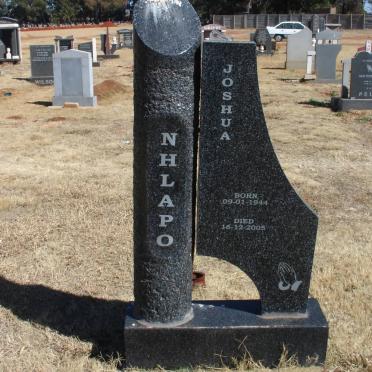 NHLAPO Joshua 1944-2005