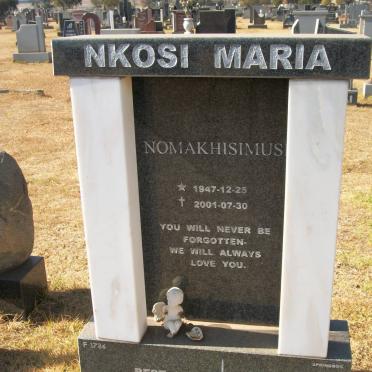 NKOSI Maria 1947-2001