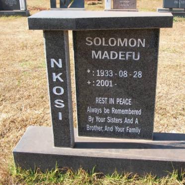 NKOSI Solomon Madefu 1933-2001