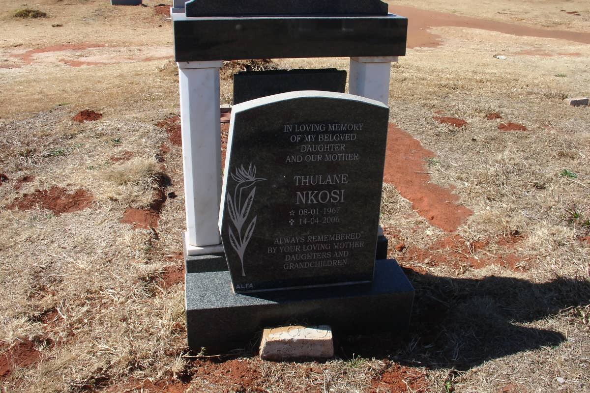 NKOSI Thulane 1967-2006