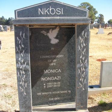 NKOSI Monica Nongazi 1957-2007