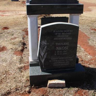 NKOSI Thulane 1967-2006