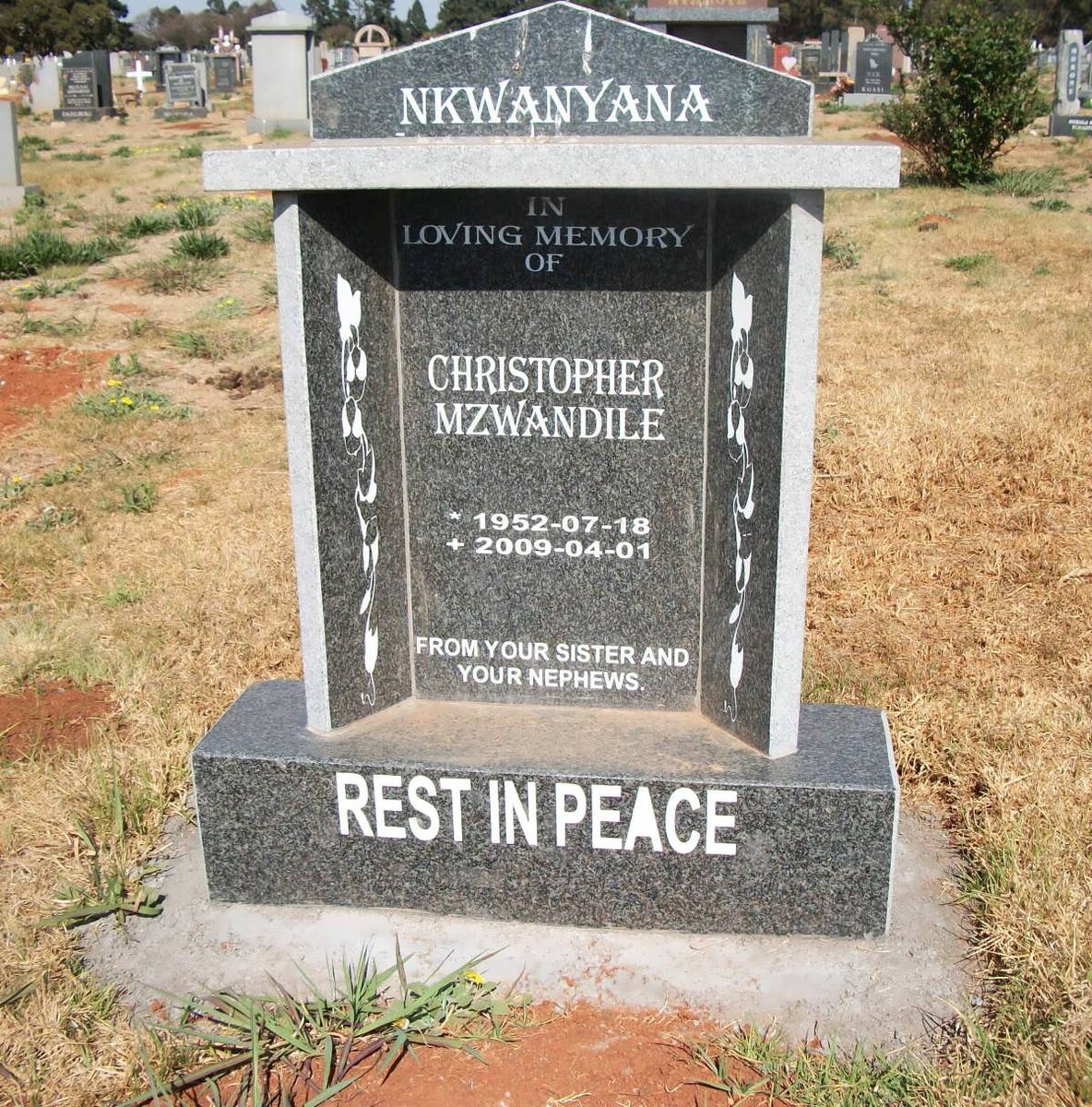 NKWANYANA Christopher Mzwandile 1952-2009