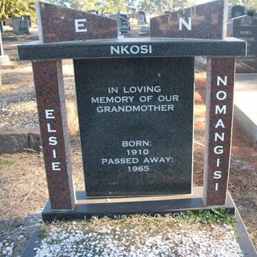 NKOSI Elsie Nomangisi 1910-1965