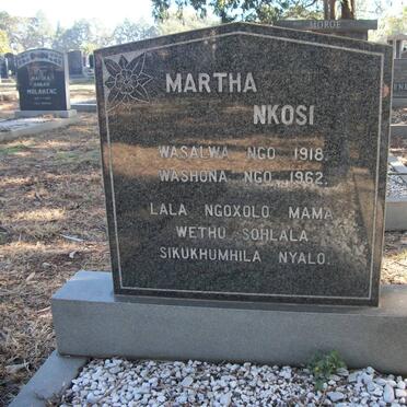 NKOOSI Martha 1918-1962