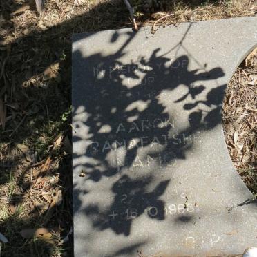 NAMO Aaron Ramafatshe 1927-1988