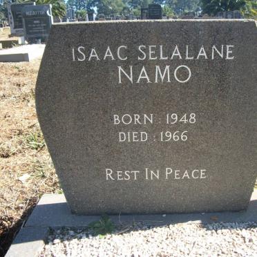 NAMO Isaac Selalane 1948-1966