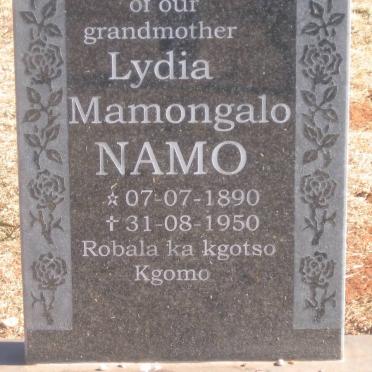 NAMO Lydia Mamongalo 1890-1950
