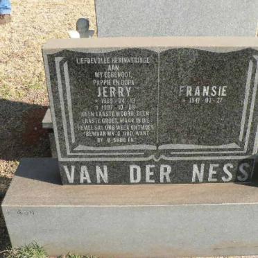 NESS Jerry, van der 1939-1997 &amp; Fransie 1941-